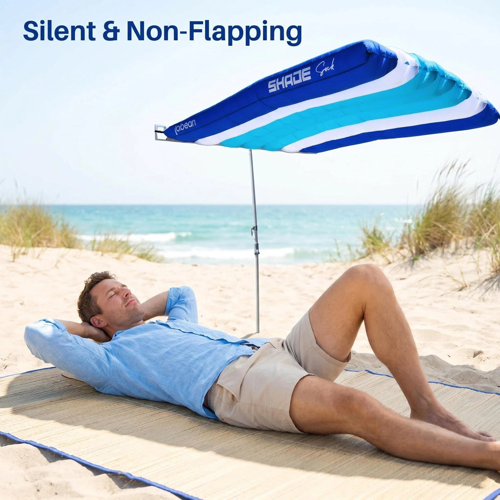ShadeSock - Wind-Inflating, Silent Beach Shade