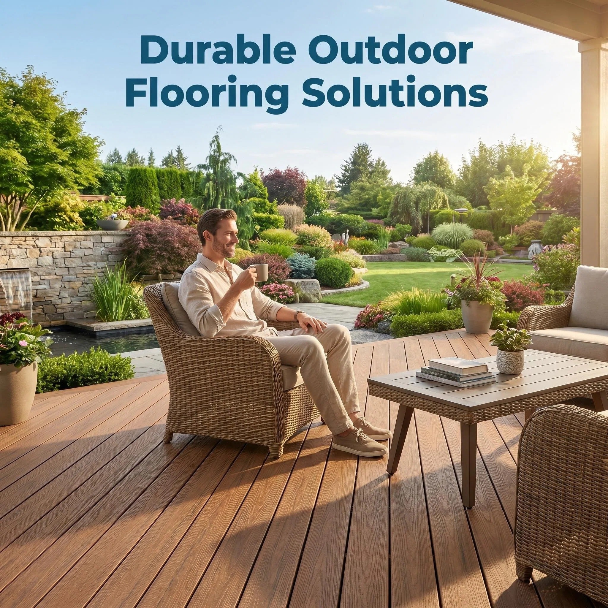 🔥 Hot Sale | Modular WPC Outdoor Deck Platform with Adjustable Pedestals – Instant Glamping & Patio Flooring